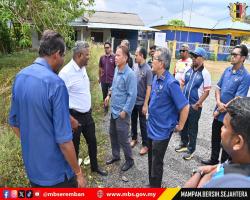 TURUN PADANG YB ADUN NILAI DAN DATUK BANDAR MBS KE SEKITAR NILAI