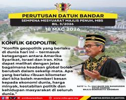 INTIPATI PERUTUSAN YBHG. DATUK BANDAR SEMASA MESYUARAT MAJLIS PENUH BIL.3/2026