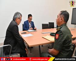 KUNJUNGAN HORMAT TIMBALAN KOMANDER REJIMEN 508 ASKAR WATANIAH