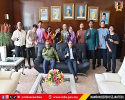 LAWATAN DATUK BANDAR & TUAN SETIAUSAHA KE PEJABAT JABATAN & UNIT DI MBS CAWANGAN NILAI