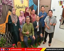 LAWATAN DATUK BANDAR & TUAN SETIAUSAHA KE PEJABAT JABATAN & UNIT DI WISMA MBS