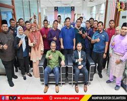 LAWATAN DATUK BANDAR & TUAN SETIAUSAHA KE PEJABAT JABATAN & UNIT DI MBS CAWANGAN NILAI
