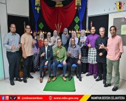 LAWATAN DATUK BANDAR & TUAN SETIAUSAHA KE PEJABAT JABATAN & UNIT DI MBS CAWANGAN NILAI