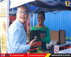 LAWATAN DATUK BANDAR DI BAZAR RAMADAN MERCHANT SQUARE, SENDAYAN