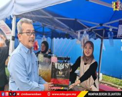 LAWATAN DATUK BANDAR DI BAZAR RAMADAN MERCHANT SQUARE, SENDAYAN