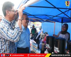 LAWATAN DATUK BANDAR DI BAZAR RAMADAN MERCHANT SQUARE, SENDAYAN