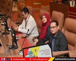 SESI PENYERAHAN SURAT KENAIKAN PANGKAT, PEMANGKUAN, KENAIKAN PANGKAT (PENGISIAN JAWATAN) DAN KENAIKAN PANGKAT SECARA TIME-BASED BERASASKAN KECEMERLANGAN TBK1 & TBK2, MAJLIS BANDARAYA SEREMBAN