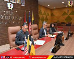SESI PENYERAHAN SURAT KENAIKAN PANGKAT, PEMANGKUAN, KENAIKAN PANGKAT (PENGISIAN JAWATAN) DAN KENAIKAN PANGKAT SECARA TIME-BASED BERASASKAN KECEMERLANGAN TBK1 & TBK2, MAJLIS BANDARAYA SEREMBAN