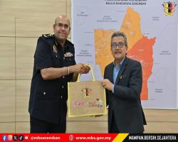 DATUK BANDAR TERIMA KUNJUNGAN HORMAT PENGARAH JPJ NEGERI SEMBILAN