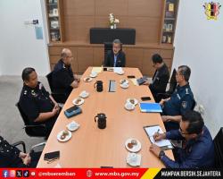 DATUK BANDAR TERIMA KUNJUNGAN HORMAT PENGARAH JPJ NEGERI SEMBILAN