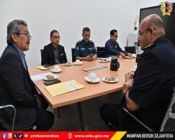 DATUK BANDAR TERIMA KUNJUNGAN HORMAT PENGARAH JPJ NEGERI SEMBILAN