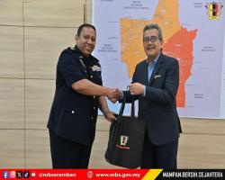 DATUK BANDAR TERIMA KUNJUNGAN HORMAT PENGARAH JPJ NEGERI SEMBILAN