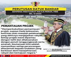 INTIPATI UCAPAN PERUTUSAN DATUK BANDAR, MAJLIS BANDARAYA SEREMBAN SEMASA MESYUARAT MAJLIS PENUH BIL.5/2026
