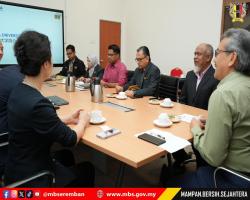 KUNJUNGAN HORMAT PENGURUSAN MILA UNIVERSITY, NILAI