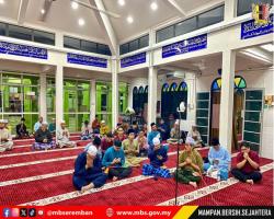 MAJLIS BACAAN YASIN SEMPENA ULANG TAHUN KE ENAM MAJLIS BANDARAYA SEREMBAN DI MASJID KARIAH PEKAN NILAI
