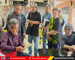 DATUK BANDAR MBS SANTUNI PENIAGA BENTENG AMPANGAN