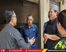 DATUK BANDAR MBS SANTUNI PENIAGA BENTENG AMPANGAN