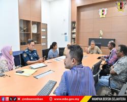 KUNJUNGAN HORMAT ADUN SEREMBAN JAYA KE ATAS DATUK BANDAR MBS