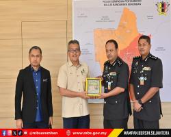 KUNJUNGAN HORMAT JABATAN PENJARA NEGERI SEMBILAN KE ATAS DATUK BANDAR MAJLIS BANDARAYA SEREMBAN