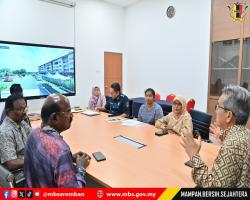 KUNJUNGAN HORMAT ADUN SEREMBAN JAYA KE ATAS DATUK BANDAR MBS
