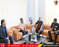KUNJUNGAN HORMAT JABATAN PENJARA NEGERI SEMBILAN KE ATAS DATUK BANDAR MAJLIS BANDARAYA SEREMBAN