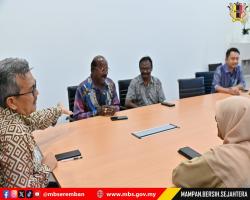 KUNJUNGAN HORMAT ADUN SEREMBAN JAYA KE ATAS DATUK BANDAR MBS