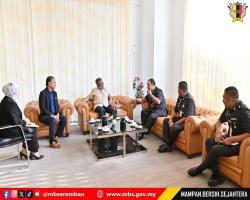 KUNJUNGAN HORMAT JABATAN PENJARA NEGERI SEMBILAN KE ATAS DATUK BANDAR MAJLIS BANDARAYA SEREMBAN