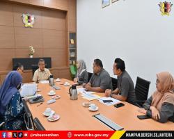 KUNJUNGAN HORMAT PENGARAH PILIHAN RAYA NEGERI SEMBILAN KE ATAS DATUK BANDAR MAJLIS BANDARAYA SEREMBAN