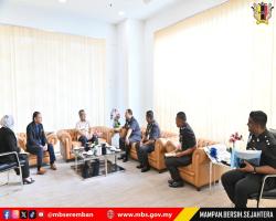 KUNJUNGAN HORMAT JABATAN PENJARA NEGERI SEMBILAN KE ATAS DATUK BANDAR MAJLIS BANDARAYA SEREMBAN