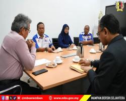 KUNJUNGAN HORMAT DARIPADA PERSATUAN KONTRAKTOR BUMIPUTERA KELAS F MALAYSIA CAWANGAN NEGERI SEMBILAN (PERKOBF)