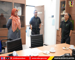 DATUK BANDAR MENERIMA KUNJUNGAN HORMAT DARIPADA LEMBAGA TABUNG HAJI 