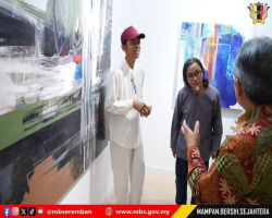 MAJLIS PERASMIAN PAMERAN SOLO A.N.T.A.R.A SAUDARA NORLISHAM SELAMAT