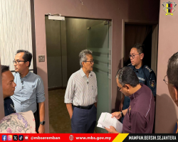 DATUK BANDAR SEREMBAN KETUAI OPERASI PEMERIKSAAN RUMAH URUT DAN RUMAH TUMPANGAN