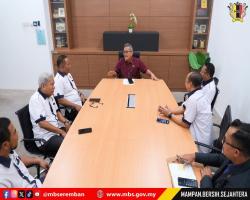 KUNJUNGAN HORMAT DARIPADA PERSATUAN SENI SILAT CEKAK MALAYSIA CAWANGAN NEGERI SEMBILAN