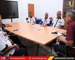 KUNJUNGAN HORMAT DARIPADA PERSATUAN SENI SILAT CEKAK MALAYSIA CAWANGAN NEGERI SEMBILAN