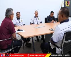 KUNJUNGAN HORMAT DARIPADA PERSATUAN SENI SILAT CEKAK MALAYSIA CAWANGAN NEGERI SEMBILAN