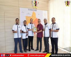 KUNJUNGAN HORMAT DARIPADA PERSATUAN SENI SILAT CEKAK MALAYSIA CAWANGAN NEGERI SEMBILAN