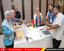 SESI SEMAKAN PETI UNDI BAGI UNDI AWAL PILIHAN RAYA DEWAN UNDANGAN NEGERI (DUN) NEGERI SEMBILAN KE-16 BAGI KAWASAN DI BAWAH P.128 PARLIMEN SEREMBAN