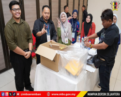 SESI SEMAKAN PETI UNDI BAGI UNDI AWAL PILIHAN RAYA DEWAN UNDANGAN NEGERI (DUN) NEGERI SEMBILAN KE-16 BAGI KAWASAN DI BAWAH P.128 PARLIMEN SEREMBAN