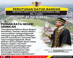 INTIPATI PERUTUSAN YBHG. DATUK BANDAR SEMASA MESYUARAT MAJLIS PENUH BIL.7/2026