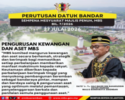 INTIPATI PERUTUSAN YBHG. DATUK BANDAR SEMASA MESYUARAT MAJLIS PENUH BIL.7/2026