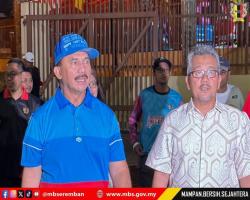 YB EXCO PELANCONGAN TINJAU SUASANA MALAM MINGGU DI BANDAR SEREMBA
