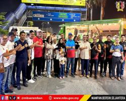 YB EXCO PELANCONGAN TINJAU SUASANA MALAM MINGGU DI BANDAR SEREMBA