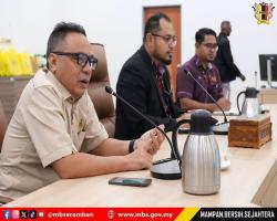 KUNJUNGAN HORMAT DELEGASI MAJLIS DAERAH KETEREH PERBANDARAN ISLAM KE MAJLIS BANDARAYA SEREMBAN