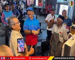 YB EXCO PELANCONGAN TINJAU SUASANA MALAM MINGGU DI BANDAR SEREMBA