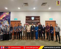 KUNJUNGAN HORMAT DELEGASI MAJLIS DAERAH KETEREH PERBANDARAN ISLAM KE MAJLIS BANDARAYA SEREMBAN