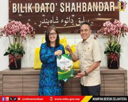 KUNJUNGAN HORMAT DELEGASI MAJLIS DAERAH KETEREH PERBANDARAN ISLAM KE MAJLIS BANDARAYA SEREMBAN
