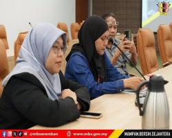 KUNJUNGAN HORMAT DELEGASI MAJLIS DAERAH KETEREH PERBANDARAN ISLAM KE MAJLIS BANDARAYA SEREMBAN