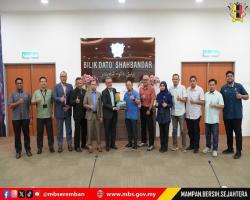 KUNJUNGAN HORMAT JABATAN PERIKANAN NEGERI SEMBILAN KE MBS