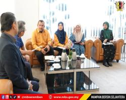 KUNJUNGAN HORMAT DARIPADA KESATUAN KEBANGSAAN PEKERJA-PEKERJA PIHAK BERKUASA TEMPATAN (ANULAE) CAWANGAN SEREMBAN